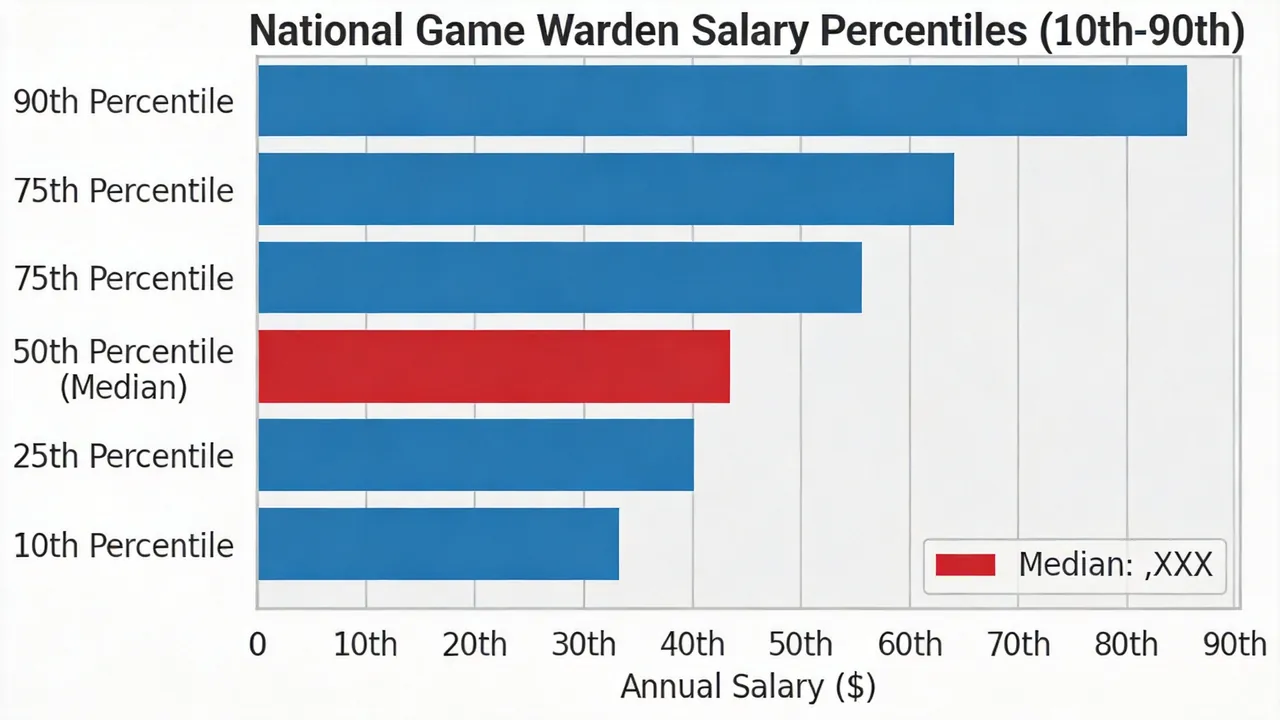 Table of national salary percentiles with both hourly and annual columns